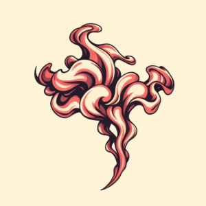 Retro 90S Smoke Tattoo