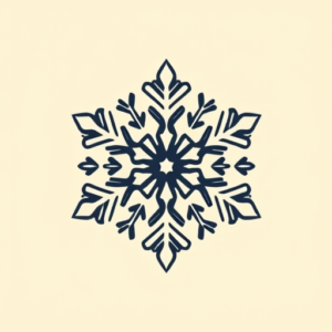 Retro 90S Snowflake Tattoo