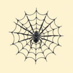 Retro 90S Spiderweb Tattoo