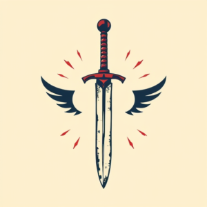 Retro 90S Sword Tattoo