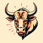 Retro 90S Taurus Tattoo