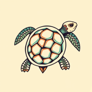 Retro 90S Turtle Tattoo