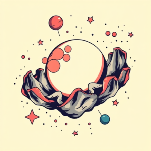 Retro 90S Universe Tattoo