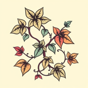 Retro 90S Vine Tattoo