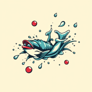 Retro 90S Water Tattoo