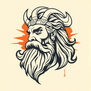 Retro 90S Zeus Tattoo