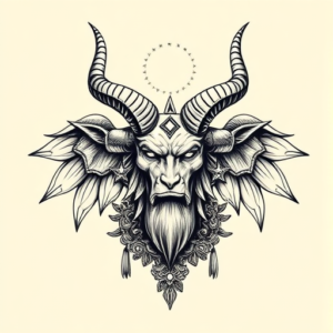 Roman Baphomet Tattoo