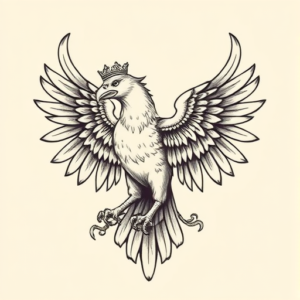 Roman Bird Tattoo