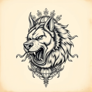 Roman Cerberus Tattoo