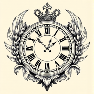 Roman Clock Tattoo