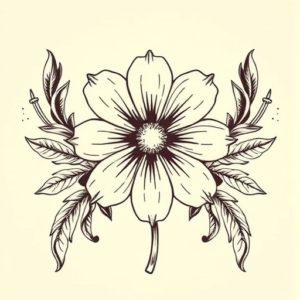 Roman Daisy Tattoo