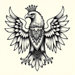 Roman Eagle Tattoo