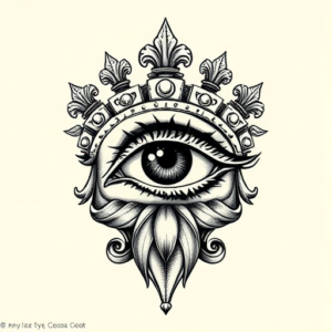 Roman Eye Tattoo