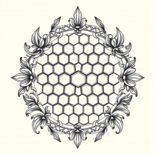 Roman Honeycomb Tattoo