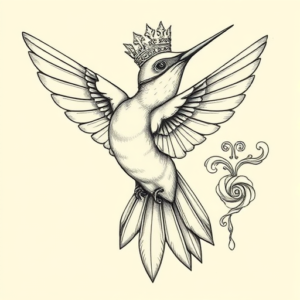 Roman Hummingbird Tattoo