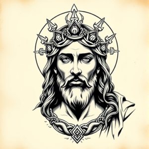 Roman Jesus Tattoo