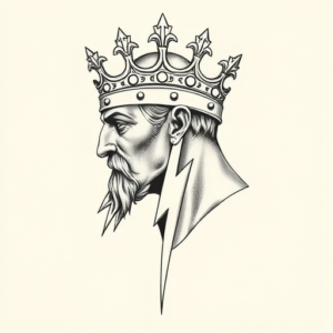 Roman Lightning Tattoo