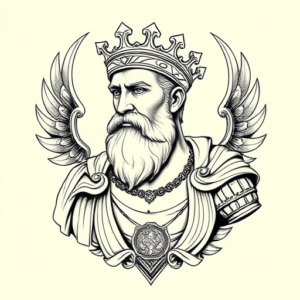 Roman Poseidon Tattoo