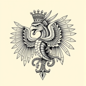 Roman Quetzalcoatl Tattoo