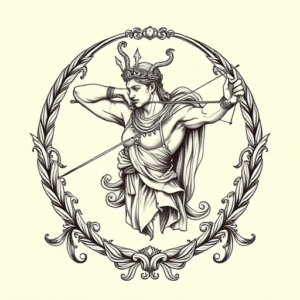 Roman Sagittarius Tattoo