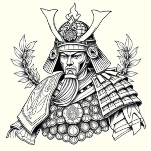 Roman Samurai Tattoo