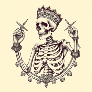 Roman Skeleton Tattoo