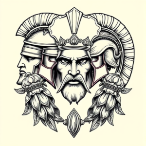 Roman Spartan Tattoo