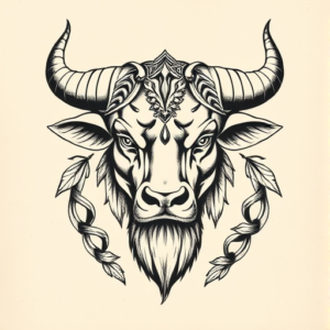 Roman Taurus Tattoo