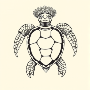 Roman Turtle Tattoo