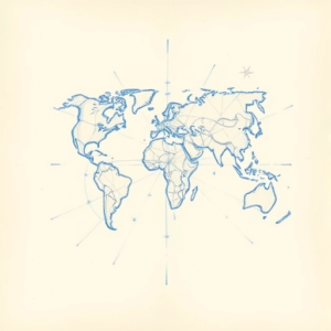 Rough Blue Pencil Sketch Atlas Tattoo