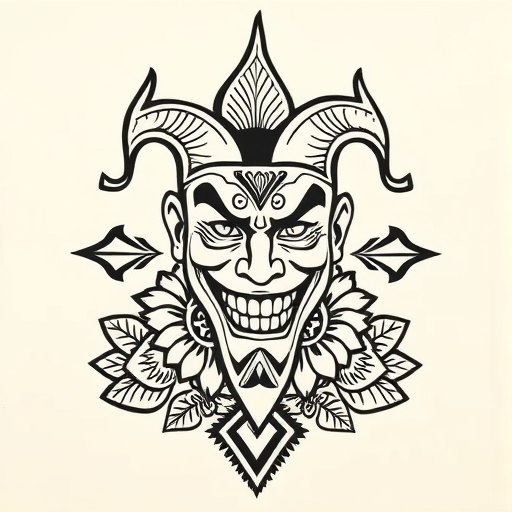 Samoan Joker Tattoo