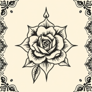Samoan Rose Tattoo