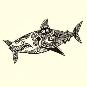 Samoan Shark Tattoo
