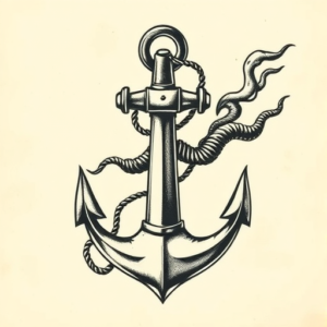Samson Anchor Tattoo