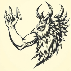 Samson Animal Tattoo