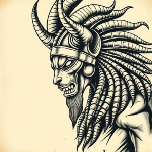 Samson Anubis Tattoo