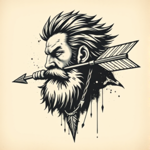 Samson Arrow Tattoo