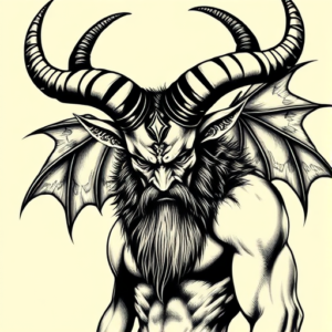 Samson Baphomet Tattoo