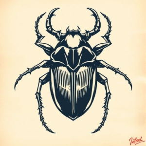 Samson Beetle Tattoo
