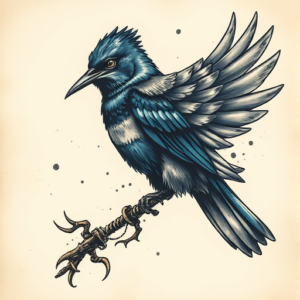 Samson Bluebird Tattoo