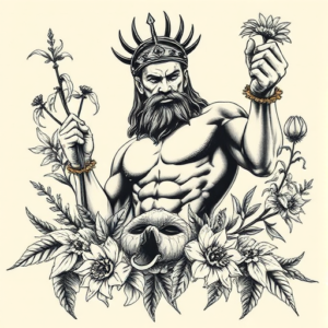 Samson Botanical Tattoo