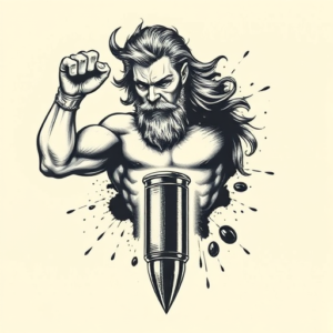 Samson Bullet Tattoo