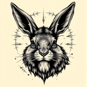 Samson Bunny Tattoo