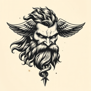 Samson Caduceus Tattoo