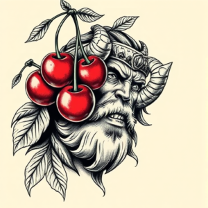 Samson Cherry Tattoo