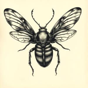 Samson Cicada Tattoo