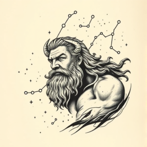 Samson Constellation Tattoo