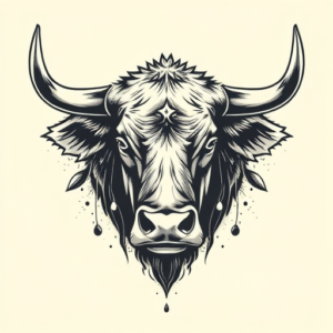 Samson Cow Tattoo