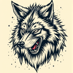 Samson Coyote Tattoo