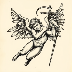 Samson Cupid Tattoo